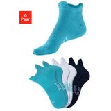 Bench. Sneakersocken (Packung, 6-Paar) mit feiner Mesh Konstruktion und Mittelfußgummi