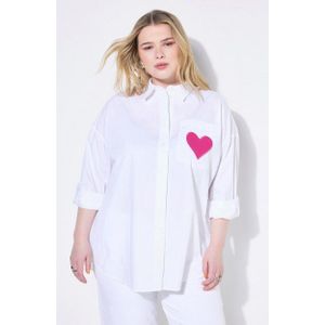 Studio Untold Hemdbluse Hemdbluse oversized Rückenprint