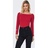 ONLY Langarmshirt ONLGLAMOUR L/S BOAT NECK TOP BOX CC JRS