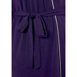 LASCANA Kimono, Midilänge, Single-Jersey, Kimono-Kragen, Gürtel, in Wadenlänge und Kontrastpaspeln