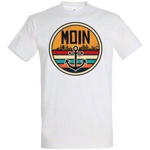 Youth Designz Print-Shirt Moin Spruch Herren T-Shirt mit modischem Anker Logo Print und Spruch