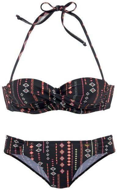 Buffalo Bügel-Bandeau-Bikini mit abnehmbaren Trägern