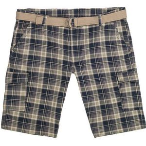 Lavecchia Cargoshorts Lavecchia Herren Cargoshorts LV-65 Kariert 54/70 Bermuda Hose inkl. Gürtel