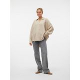Vero Moda Langarmbluse VMMELANEY QUEENY LS SHIRT WVN NOOS