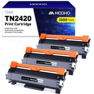 MOOHO Tonerpatrone TN2420 TN2410, (für Brother HL-L2375DW HL-L2310D HL-L2370DN MFC-L2710DN MFC-L2730DW MFC-L2750DW DCP-L2537DW DCP-L2550DN), HL-L2350DW MFC-L2710DW DCP-L2530DW DCP-L2510D