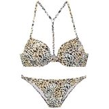 LASCANA Push-Up-Bikini Silea mit modischem Tierdruck