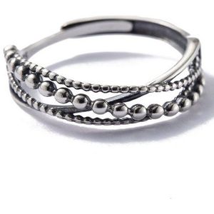 Firetti Fingerring Schmuck Geschenk Silber 925 Silberring Anti-Stress, Made in Germany