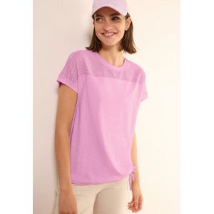 CECIL T-Shirt mit Meshdetail