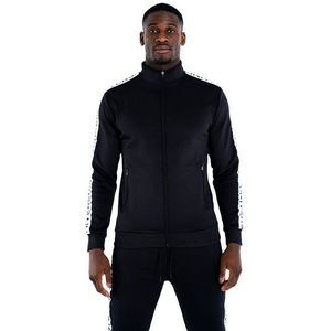 Universum Sportwear Trainingsjacke Logo Side Stripe Hoodie Trainingsjacke mit Stehkragen für Sport, Fitness und Freizeit