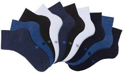 H.I.S Kurzsocken (Packung, 10-Paar) mit eingestrickten Symbolen