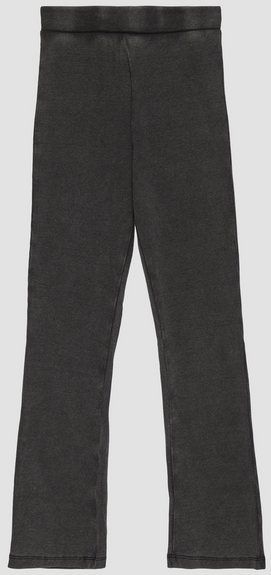 s.Oliver Leggings Gewaschene Ripp-Leggings mit Flared Leg Garment Dye