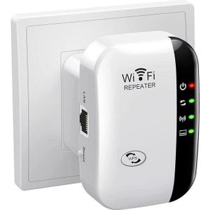 Athlix WiFi Extender Booster 300mbit/s, WLAN Repeater, WLAN Verstärker WLAN-Repeater, 300m² Abdeckung, 300 mbit/s, breite Kompatibilität
