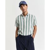 Gant Kurzarmhemd REG COTTON LINEN STRIPE SS SHIRT