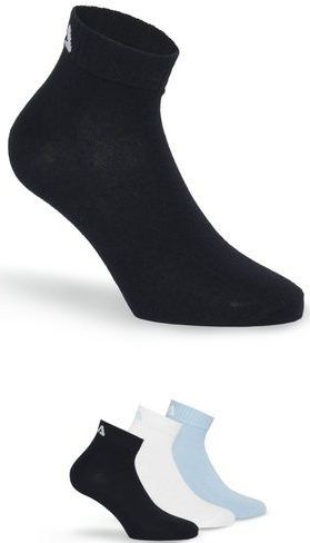 Fila Kurzsocken (3er Pack) mit Logostickerei