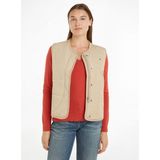 Tommy Hilfiger Steppweste JERSEY LINED VEST mit Tommy Jeans Logo-Flag