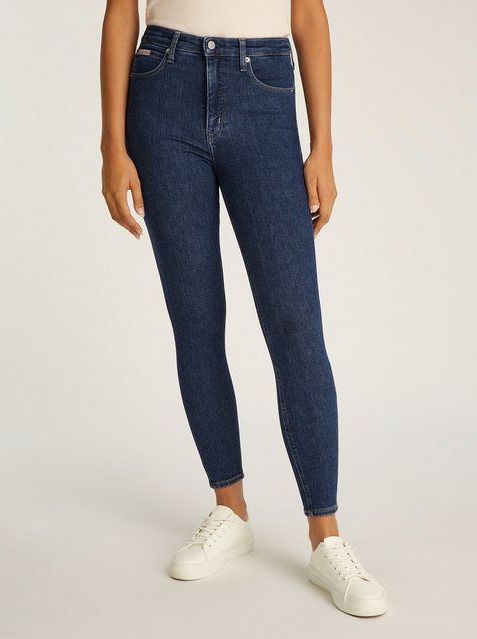 Calvin Klein Jeans Skinny-fit-Jeans HIGH RISE SUPER SKINNY ANKLE in blauer Waschung