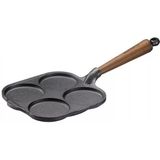 Skeppshult Bratpfanne Skeppshult Gusseisen Eierpfanne mit Walnussgriff
