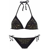 JETTE Triangel-Bikini mit Ziernieten