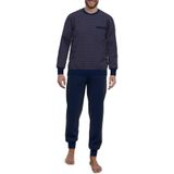 GÖTZBURG Pyjama (2 tlg) Langarm, Rundhalsausschnitt, Brusttasche