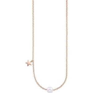 Bruno Banani Y-Kette Schmuck Geschenk Halskette Y-Kette Perle+Stern, mit Perle (synth)