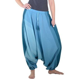 KUNST UND MAGIE Haremshose Unisex Haremshose onesize Bunt Hippie Goa Fair Boho Baggy Pluder-Hose