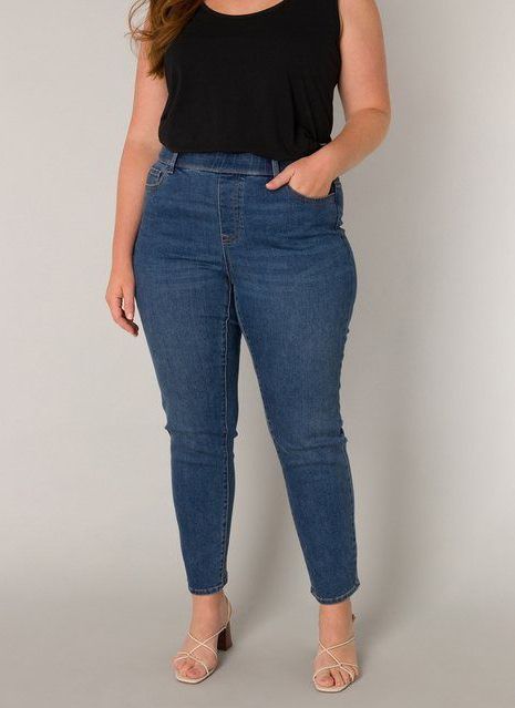 Base Level Curvy Jeggings in großen Größen