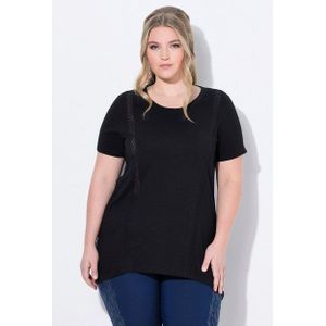 MIAMODA T-Shirt T-Shirt A-Linie Spitzenbänder