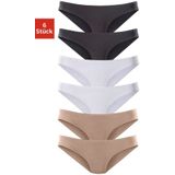 vivance active Bikinislip (6er-Pack) aus weicher Microfaser