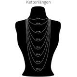Firetti Choker aus schwarzem Samt mit Herz Element, mit Glasstein