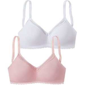 Nuance Soft-BH (Packung, 2 Stück) ohne Bügel aus weicher Baumwolle, Basic Dessous