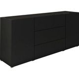 INOSIGN Sideboard BERLIN, Moderne grifflose Kommode Breite 150 cm, 4 Schubkästen/ 2 Türen