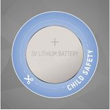 HyCell Lithium Knopfzellen CR2450 3V, 2 Stück Knopfzelle