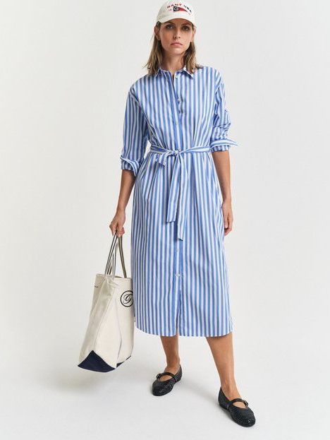 Gant Hemdblusenkleid REL STRIPED POPLIN SHIRT DRESS