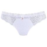 Nuance String mit leicht transparenter Stickereispitze
