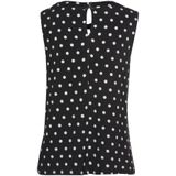LASCANA Tanktop mit Punktedruck, bequemes Blusentop mit Schlitz am Ausschnitt