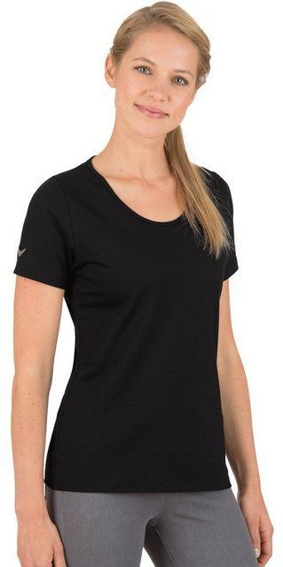 Trigema T-Shirt TRIGEMA T-Shirt aus Biobaumwolle (1-tlg)