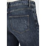 STOOKER WOMEN 5-Pocket-Jeans Zermatt Denim Indigo Straight Fit Straight Fit Casual Clean Wash Denim Jeans für Damen