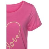 Vivance Dreams Bigshirt mit Herzchendruck