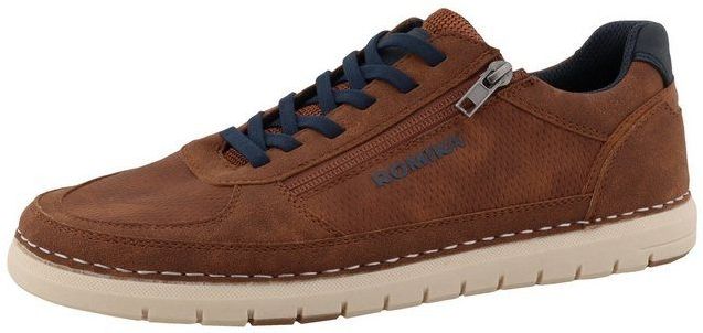 Romika Sneaker, Freizeitschuh, Halbschuh, Schnürschuh, Kontrastbesatz an der Ferse