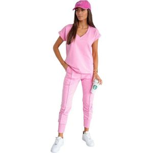 EloModa Jogginganzug Damen Freizeitanzug Jogginganzug Baumwoll-Trainingsanzug Homewear, (2-tlg), MADE IN EU