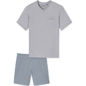 Schiesser Pyjama V-Ausschnitt - Comfort Essentials (2 tlg) schlafanzug schlafmode bequem