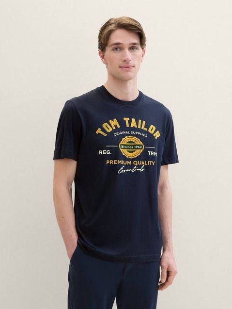 TOM TAILOR T-Shirt T-Shirt mit Logo-Print