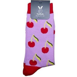 TwoSocks Freizeitsocken Kirsche Socken lustige Socken Herren & Damen, Einheitsgröße