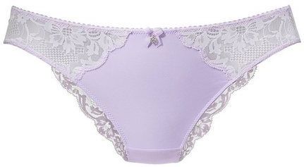 LASCANA Tanga aus floraler Spitze in dezent transparenter Optik