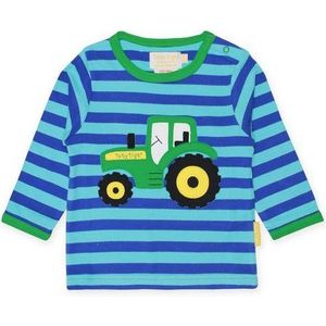 Toby Tiger Langarmshirt Langarmshirt mit Traktor Applikation