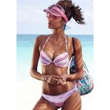 Venice Beach Push-Up-Bikini mit Häkelkanten am Cup und an der Hose