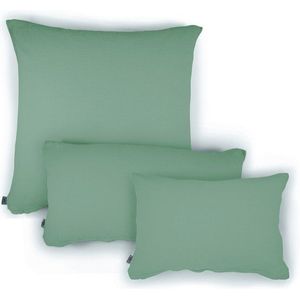 hutch&putch Kissenbezug Musselin Kopfkissenbezug - Kissenhülle - 100% Bio-Baumwolle, (1 Stück), Kuschelweich - Atmungsaktiv - mit hochwertigem Reißverschluss