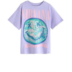 Next Print-Shirt Offizielles Band-T-Shirt Nirvana 100 % Baumwolle (1-tlg)