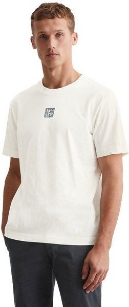 Marc O'Polo T-Shirt mit einem quadratischen Logo mittig auf der Brust