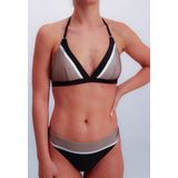 JOOP! Triangel-Bikini-Top Colourblock, Colourblocking-Design, wattierte Cups